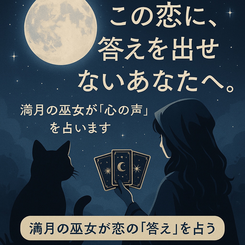 恋に答えを出せないあなたへ。“心の声”を占います あなたが行動できないのは誰かを本気で想ってきたから。 イメージ1