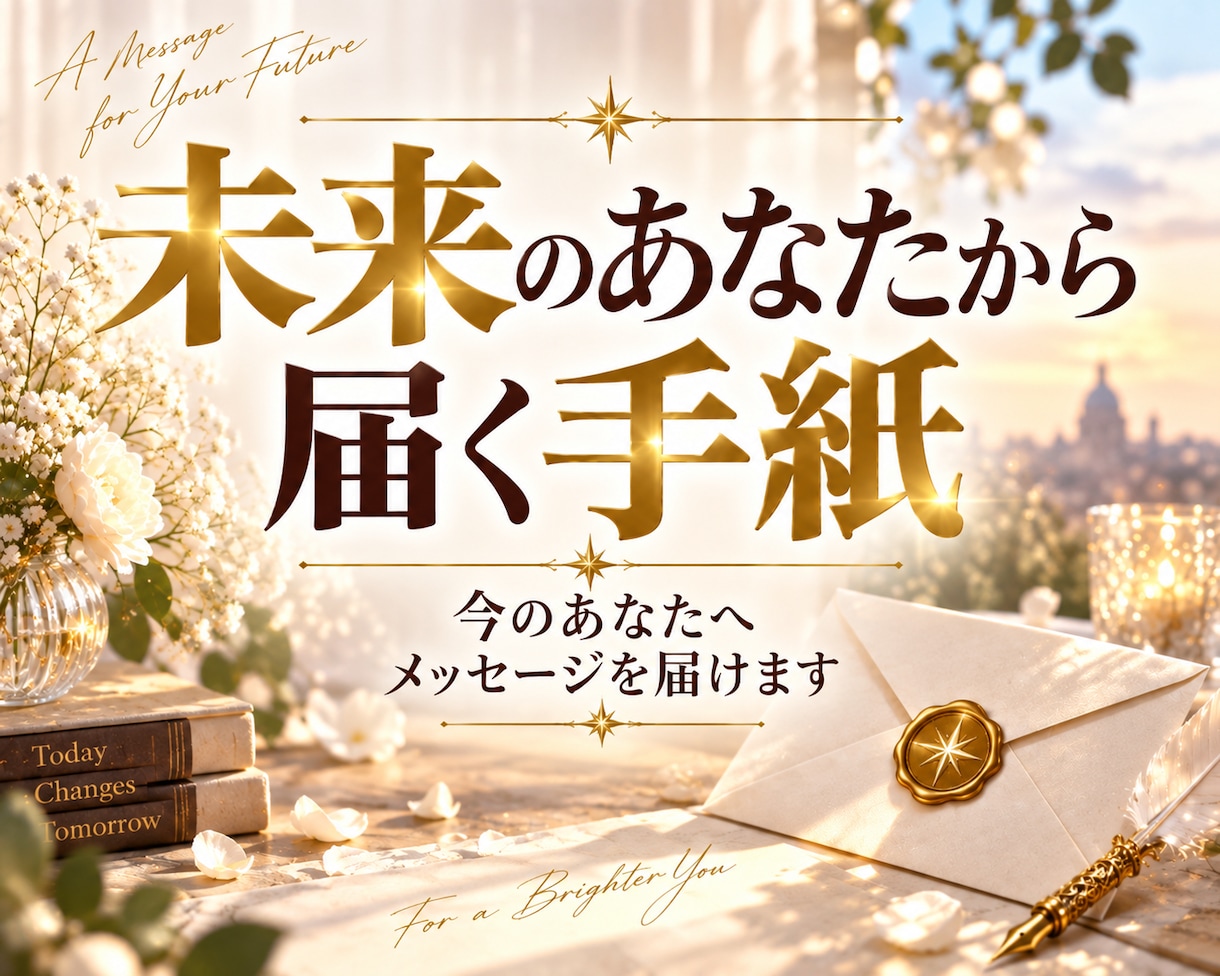 未来の自分から届く手紙を読み解きます 今のあなたに必要なメッセージは何？ イメージ1