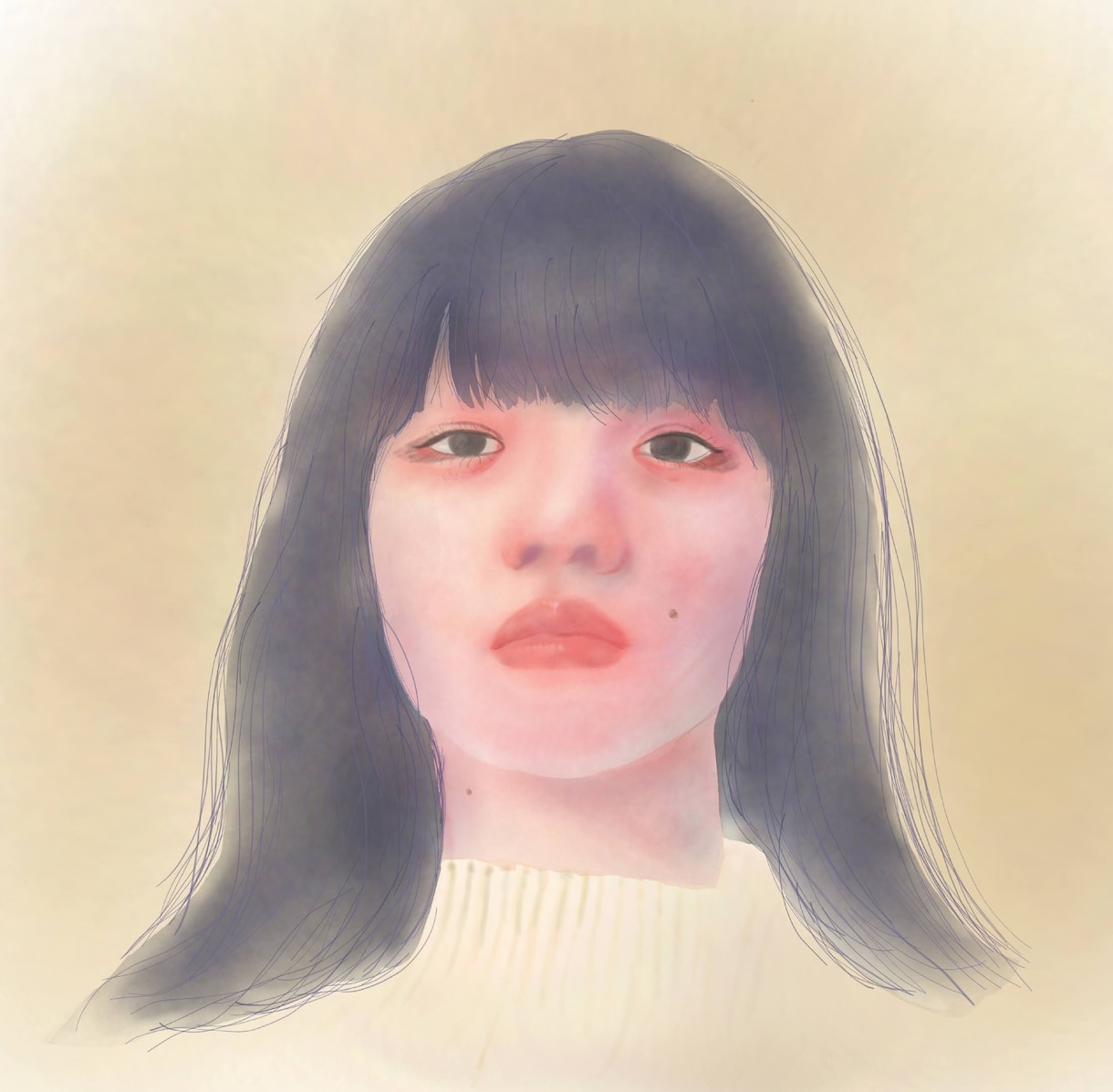 日本画風な似顔絵描きます 日本画のような柔らかな印象で似顔絵をお描きします。 イメージ1