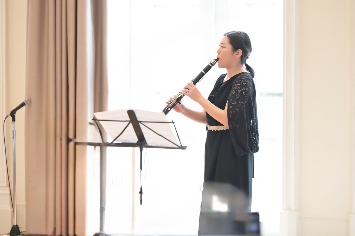 司会も◎クラリネットで生演奏いたします 訪問実績多数！喜ばれるクラリネット生演奏♪進行も丸投げOK イメージ4