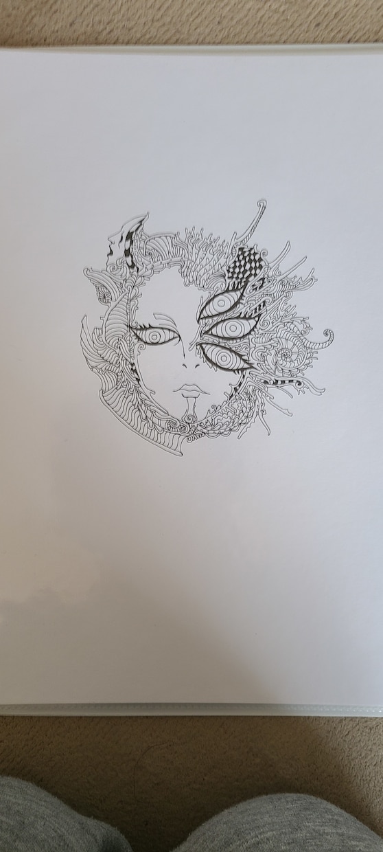 細かく複雑な絵を提供します 自分なりに頑張ります基本的に白黒の絵になります イメージ2