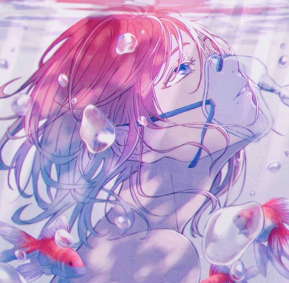 エモくてしっとりした雰囲気のイラスト描きます アイコンからサムネイル、立ち絵までご希望に沿うイラストを提供 イメージ1