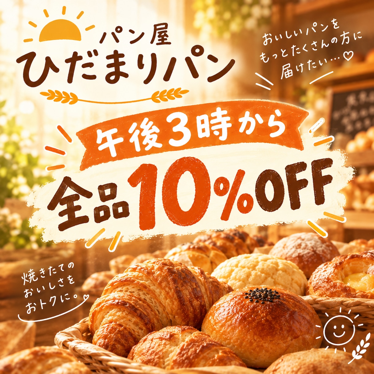 お店のインスタ用画像をAIで作ります 温かい雰囲気で、お店らしさが伝わる画像をお届け イメージ5