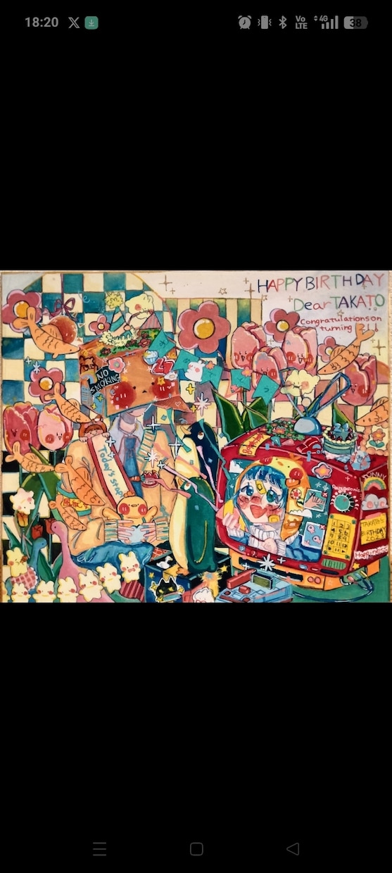商用利用️⭕️アナログイラストで1枚絵を作成します 記念イラストや、ウェルカムボードなどシーンに合わせて描きます イメージ1