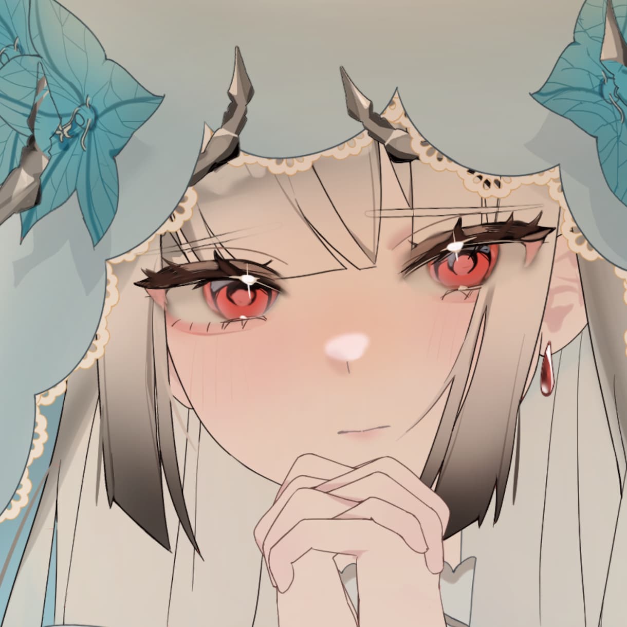 最短二日！アイコン/サムネイラスト制作します ○活動を彩る1枚に｜透明感と引き込まれるイラスト制作 イメージ1