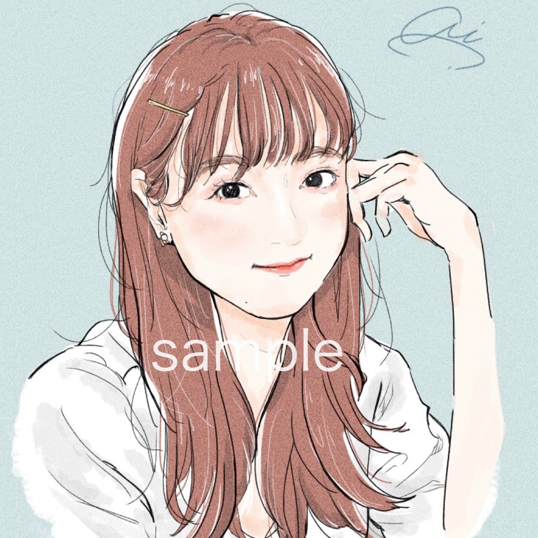 似顔絵アイコン描きます LINEやInstagram等SNS等のアイコンにどうぞ！ イメージ3