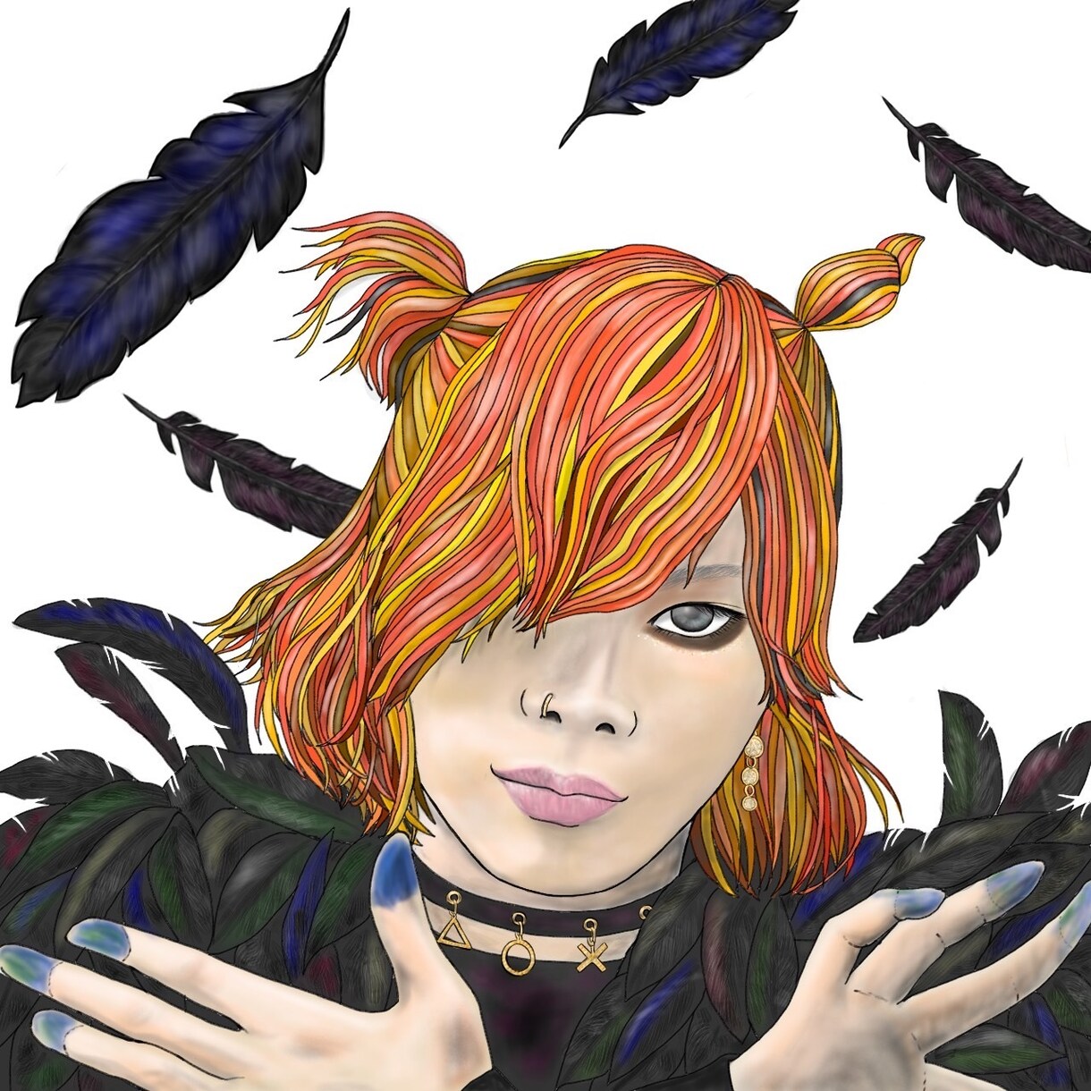 音楽動画などのオリジナルイラスト描きます リアル系や可愛い系など色々なご要望に対応させて頂きます イメージ6