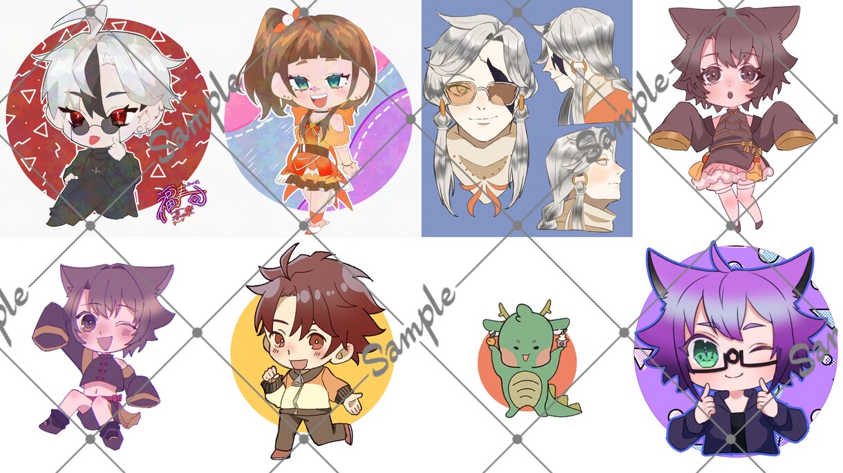 即納、激安で アイコンイラスト描きます パキッふわっとしたイラストが欲しい方へ イメージ1