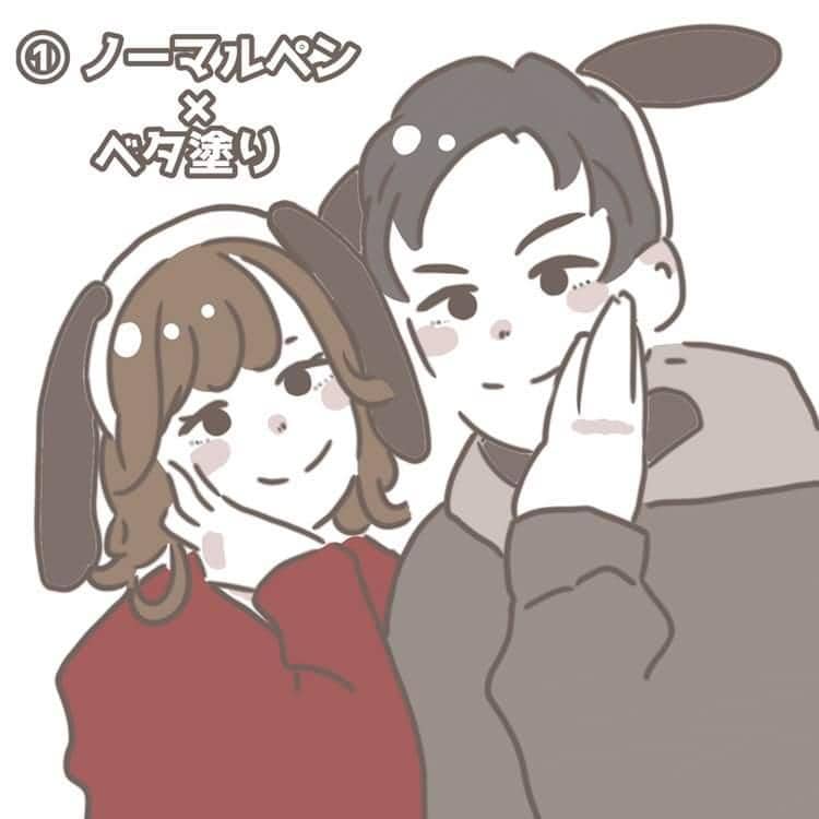 SNSアイコン・動画使用等！ゆる似顔絵作成します 写真からゆるっと似顔絵を作成！ご要望柔軟に対応致します！ イメージ1