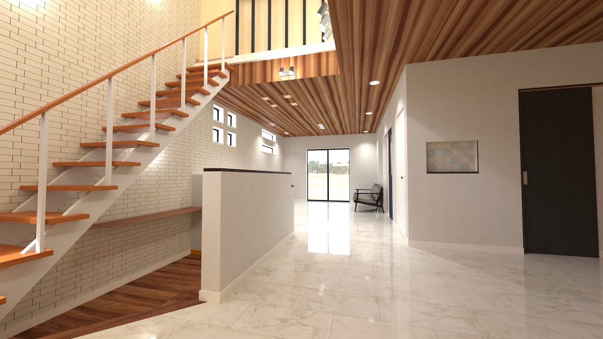 住宅のプラン検討中の方！完成イメージを３D化します 超美麗パース！CAD図面がなくても写真、PDFでも可能です！ イメージ2