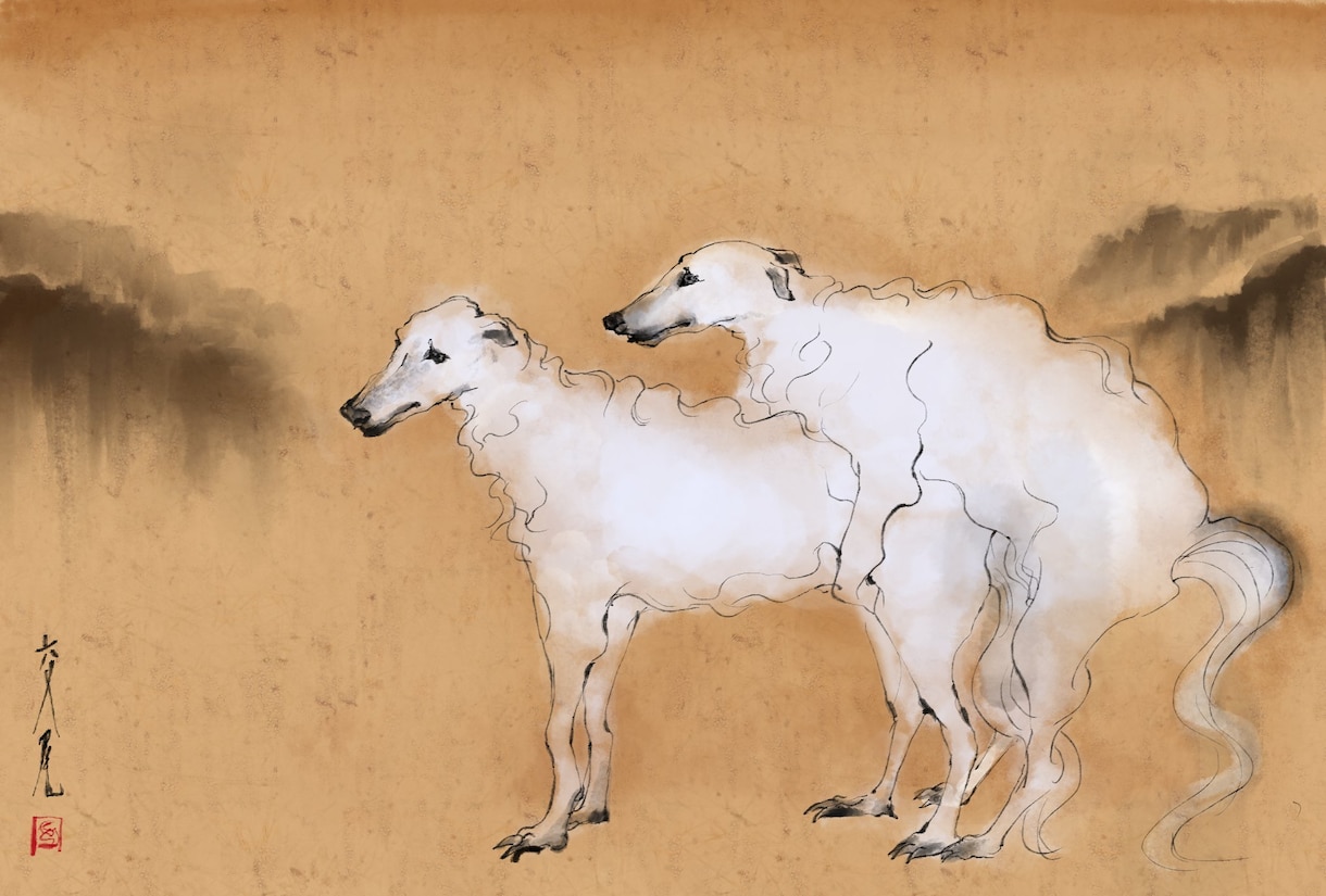 日本画風の絵画描かせていただきます あなただけの心和む日本画を共に イメージ1