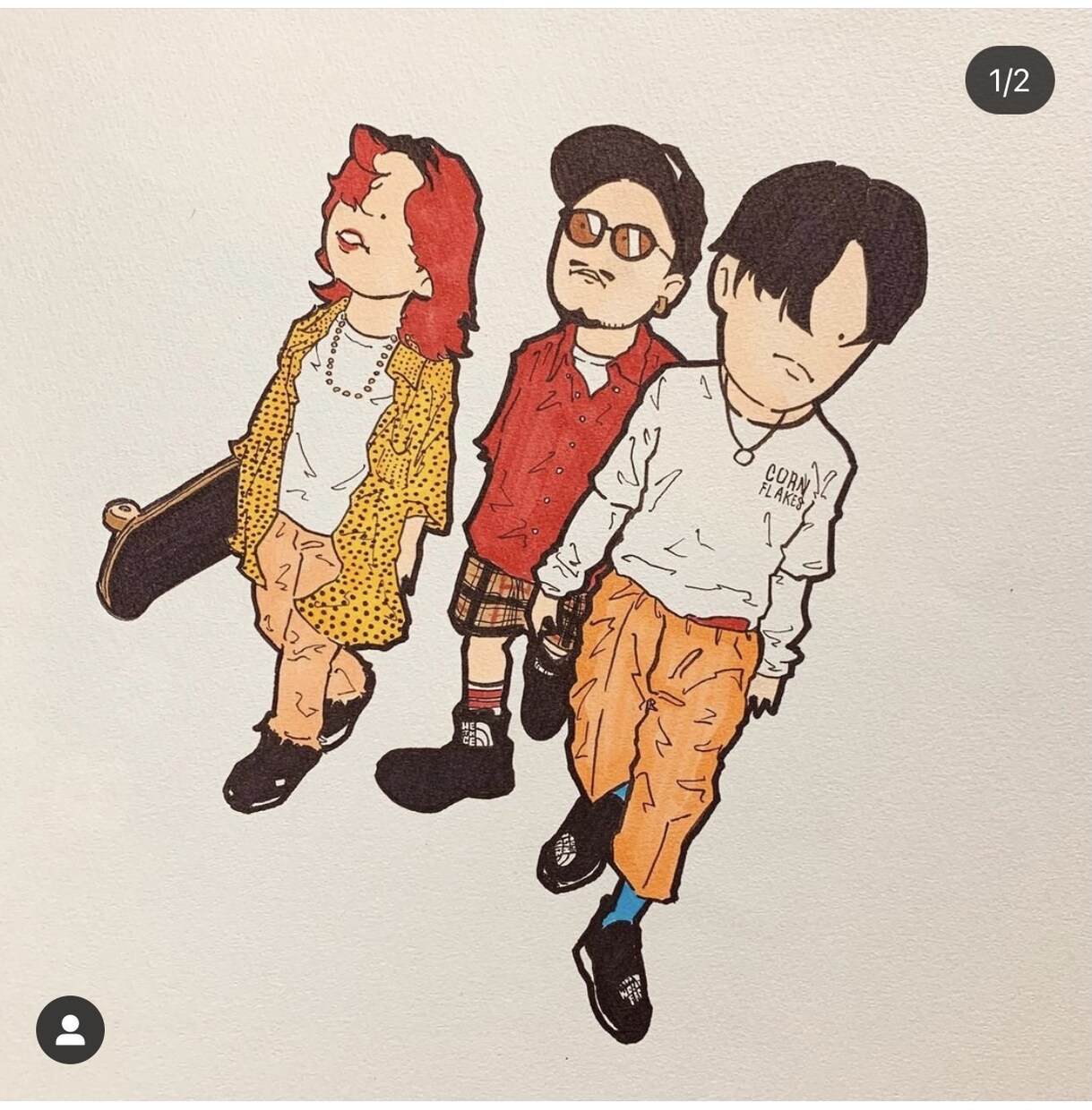 ゆるーいイラスト書いてます ゆるーいおしゃれイラストです。可愛いです。 イメージ10
