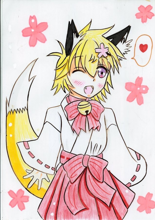 色鉛筆でイラスト描きます 色鉛筆で塗り影をコピックで着色する締まったアナログ絵 イメージ7