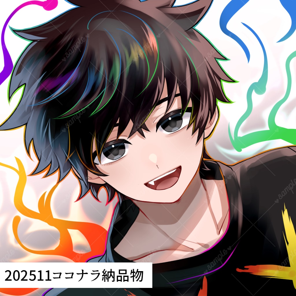 アイコン描きます 男の子のイラストが得意です！！ イメージ3