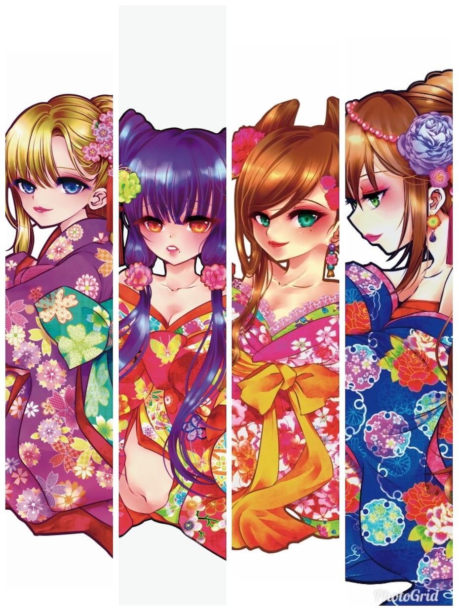 着物・和風のオリジナルイラスト描きます 着物・和風なキャラ、イラストをお求めの方、こちらへどうぞ！ イメージ6