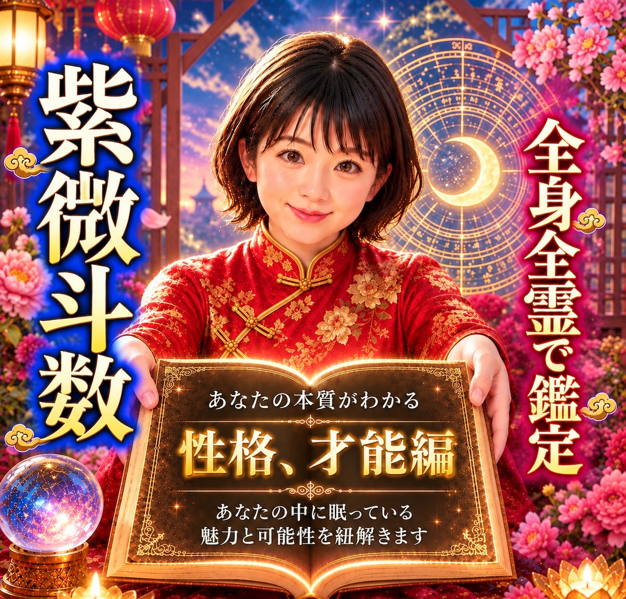 紫微斗数♥️ で性格・才能・適職を読み解きます ✨なぜ？貴方様の違和感をカウンセリングしアドバイスします✨ イメージ1