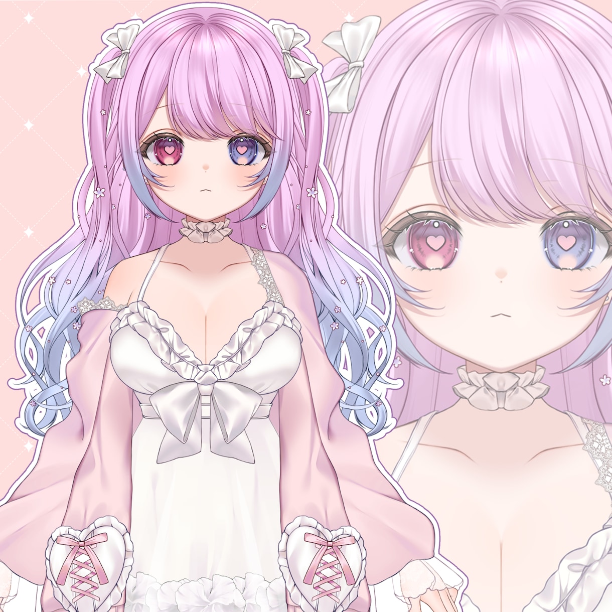 高品質なVtuber用のパーツ分け立ち絵制作します 企業実績あり！かわいいキャラが得意です！ イメージ4