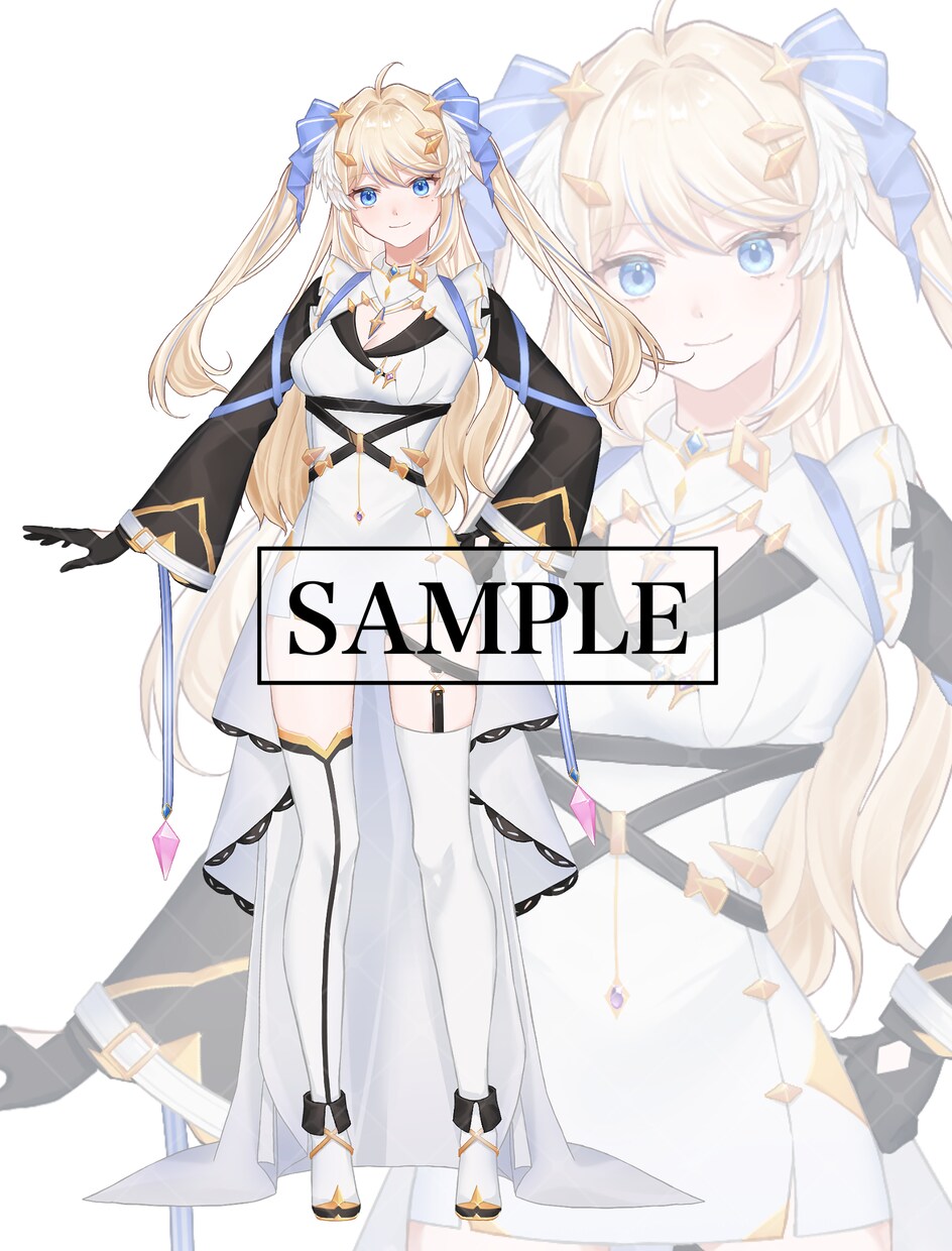 VTuber、TRPG等の立ち絵制作いたします キャラデザ・差分・パーツ分けも対応可能です！ イメージ10