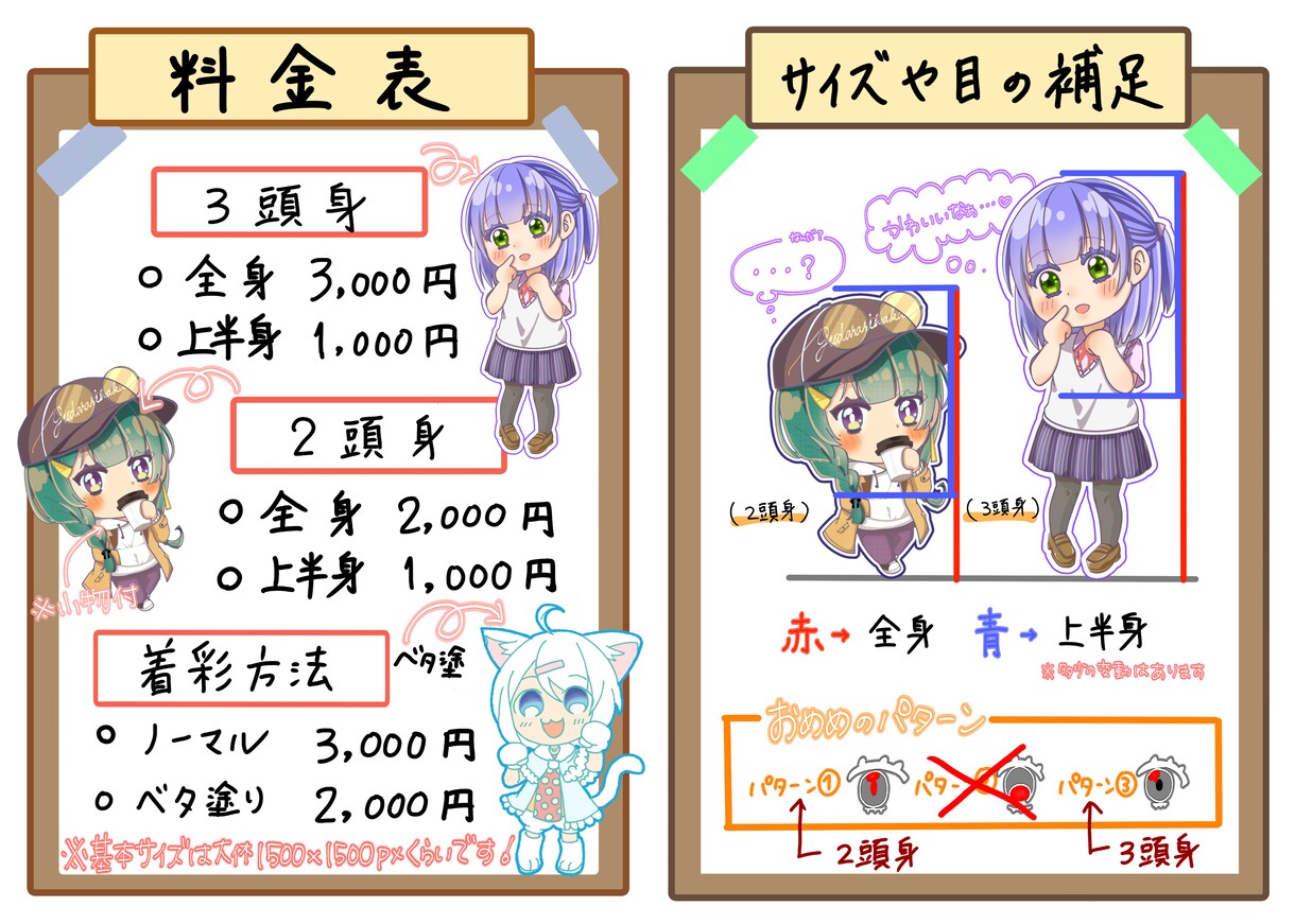 かわいいデフォルメキャラクターを描きます ぜひ、あなたのかわいいを届けるお手伝いをさせて下さい！ イメージ3
