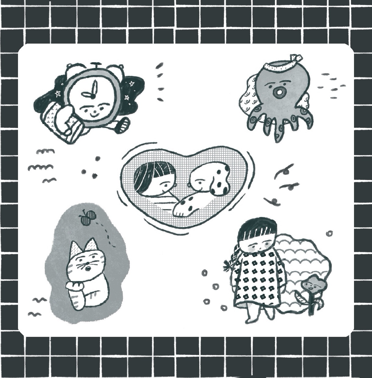 絵本のような⁂ネオかわいい挿絵⁂お描きしております 選べるタッチで物語伝わる○こども向け雑誌などに最適○商用OK イメージ1