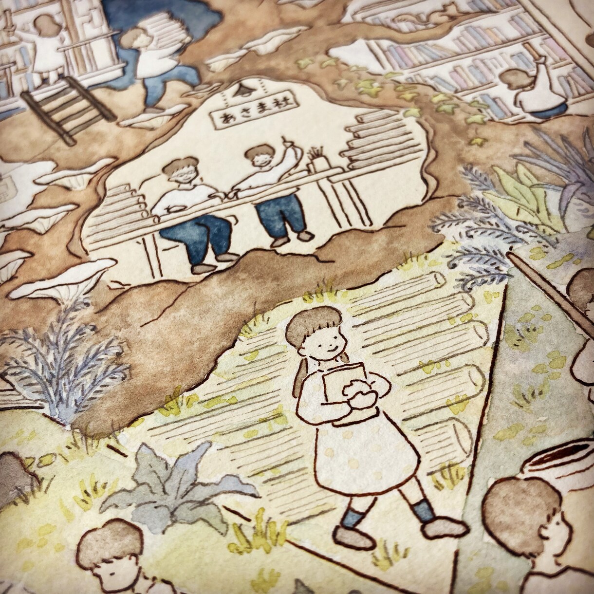 あなたの想いを表現する A4水彩画イラスト描きます HPやSNSで使える あたたかみのある水彩画イラスト イメージ6