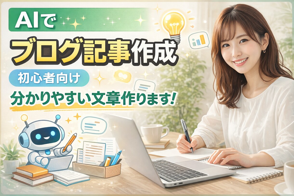読みやすいブログ記事を作成します【初心者向け】ます テーマに沿って分かりやすく丁寧に作成します イメージ1