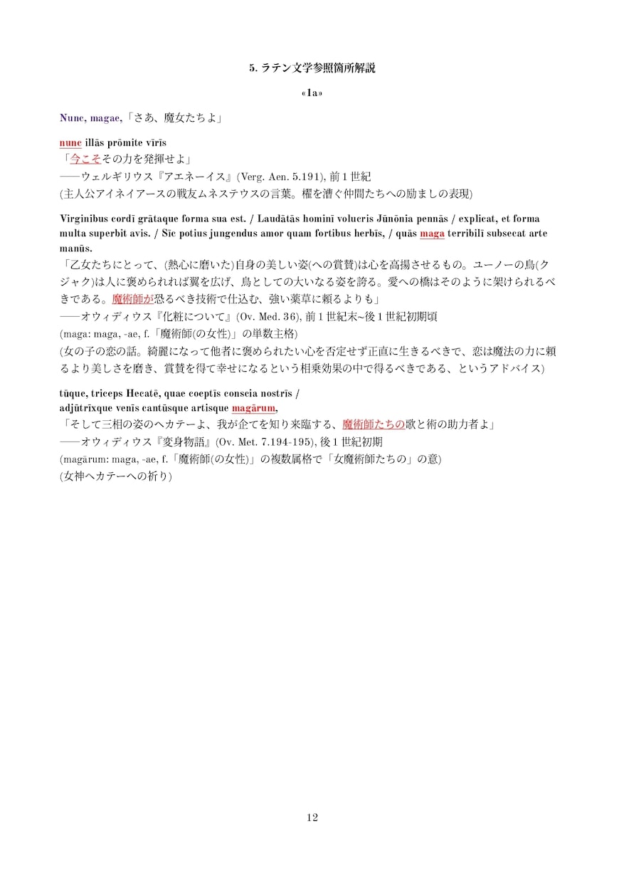 ラテン語や古代ギリシャ語の翻訳を担当します ファンタジー小説・漫画・ゲームの創作、そして楽曲の歌詞作りに イメージ7