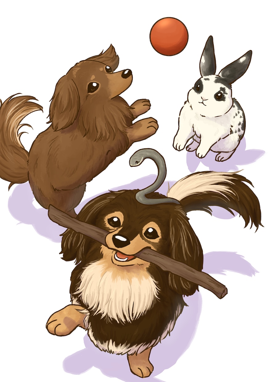 表情豊かなかわいい動物描きます ペットの似顔絵も作成可能です！ イメージ5