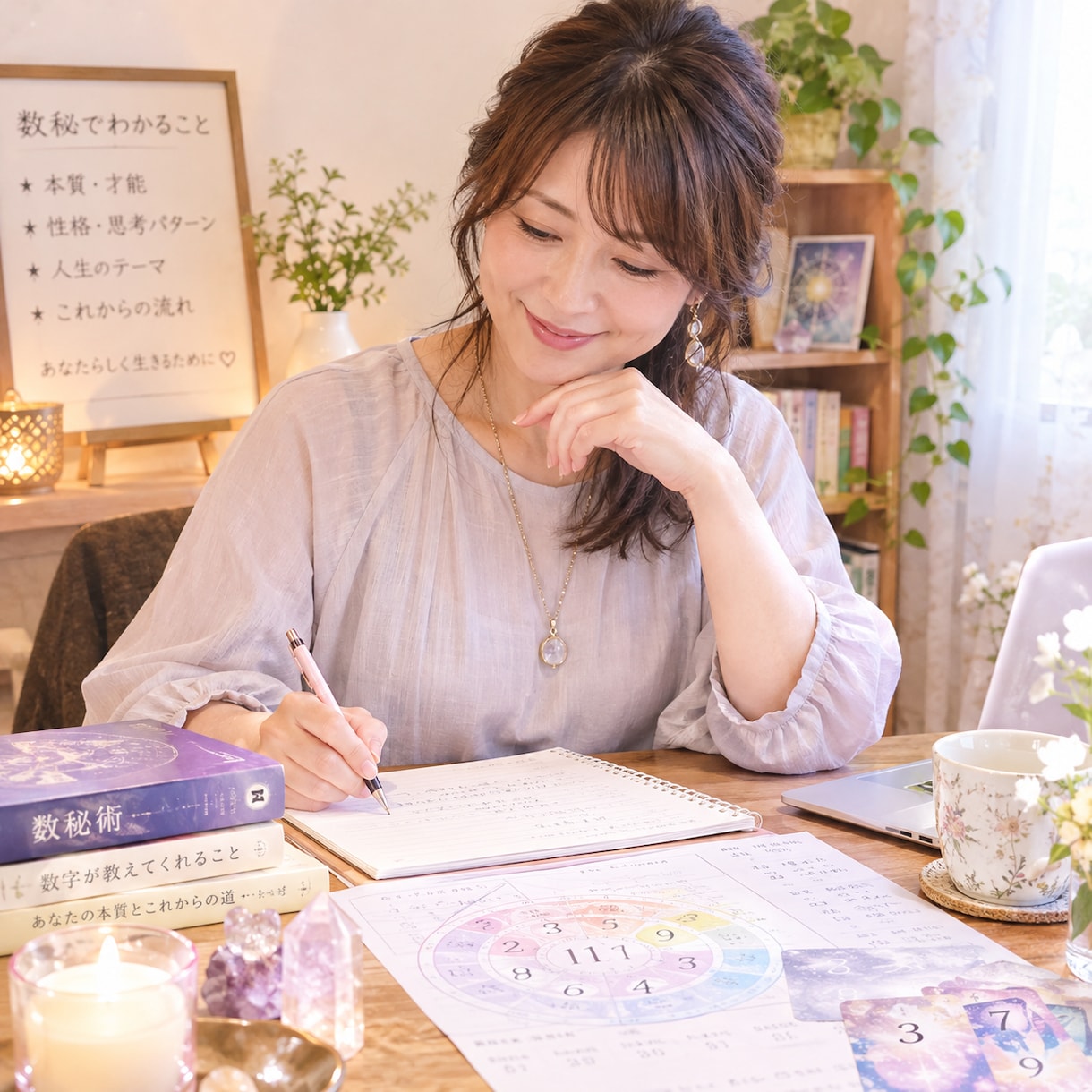 生年月日と名前で鑑定します 魅力を知って心が軽くなるお手伝い♡ イメージ1