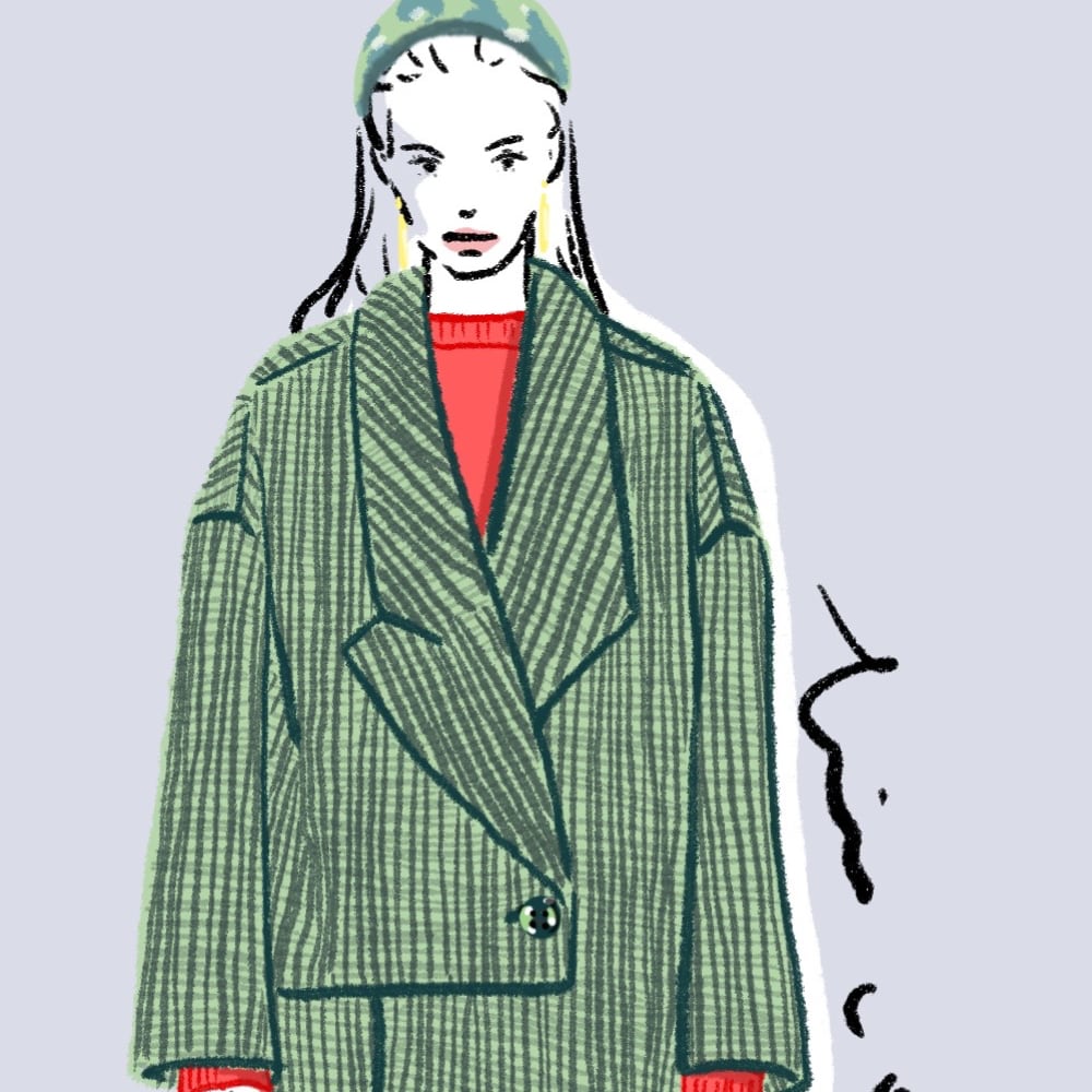 シンプルオシャレな海外モデル風似顔絵描きます SNSアイコンに丁度いい♡ファッション好きな方にピッタリ イメージ5