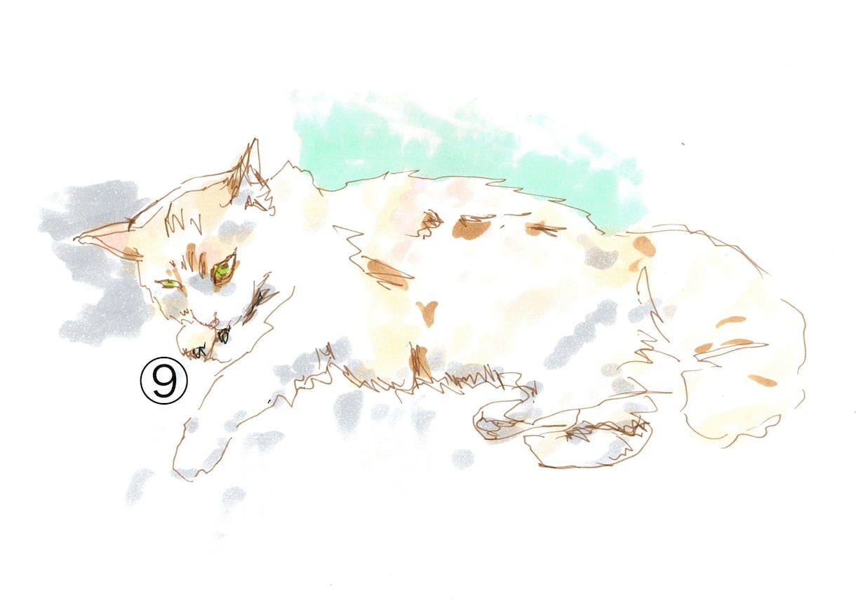 お好きな絵柄で動物のイラストをお描きします ペットや動物をお好きな絵柄で、アナログイラストに仕上げます。 イメージ10