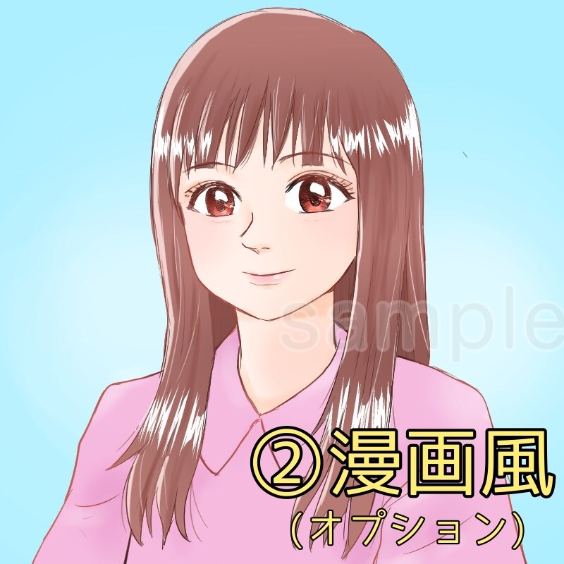 目を引くアイコン・似顔絵描きます 先着5名限定価格♪ほどよく似せます！！ イメージ3
