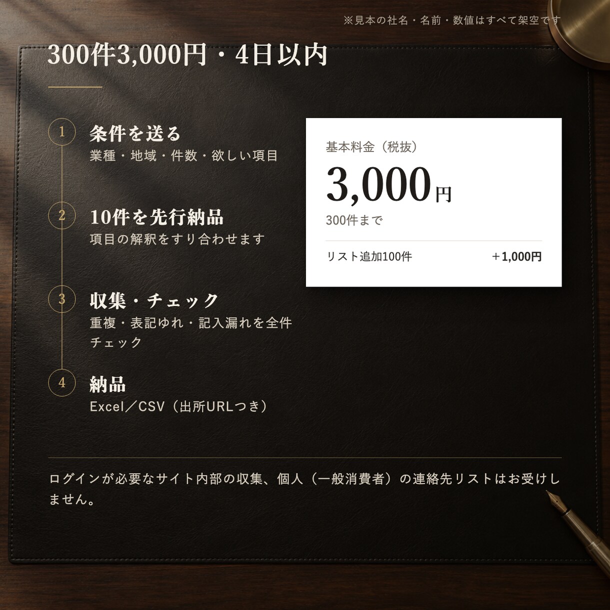 条件ぴったりの企業リストを作成します 重複・表記ゆれゼロ。出所URLつきで納品します イメージ3