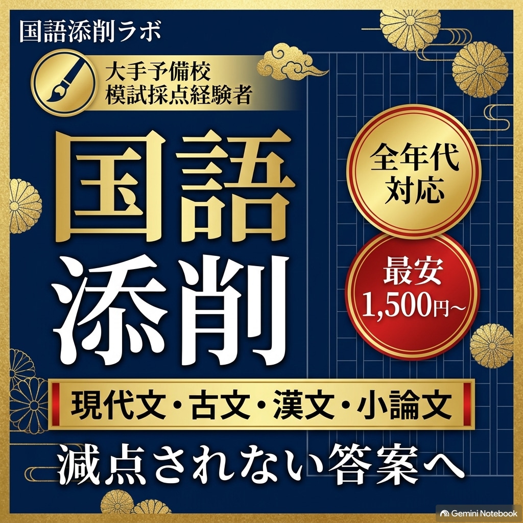 国語の添削を受け付けます 国語のプロによる添削サービスを低価格でご提供！ イメージ1
