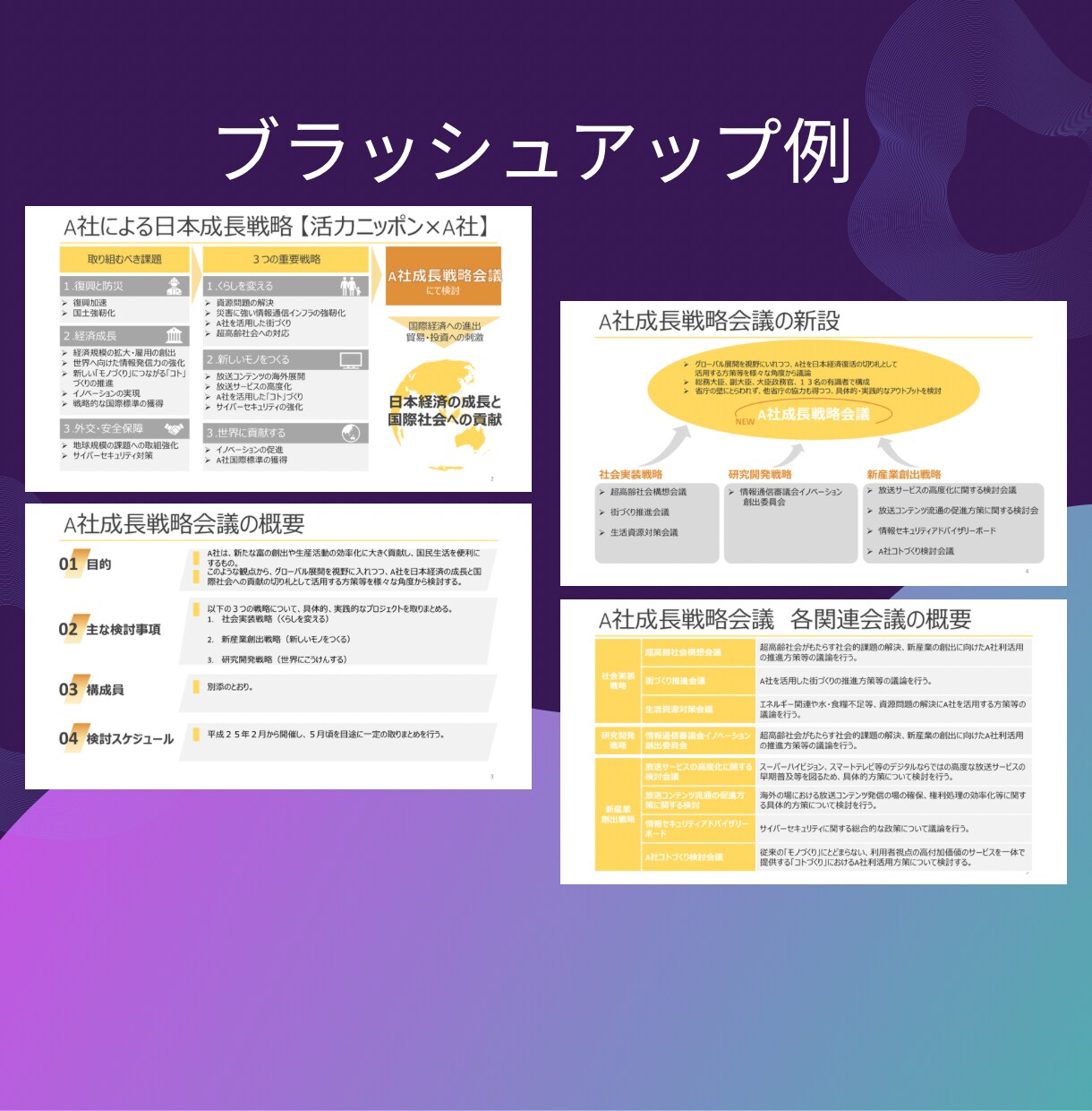 元企画金融SE &現外資コンサルがパワポ作成します 金融、IT、それ以外もOK！シンプルで惹きつける資料に！ イメージ4