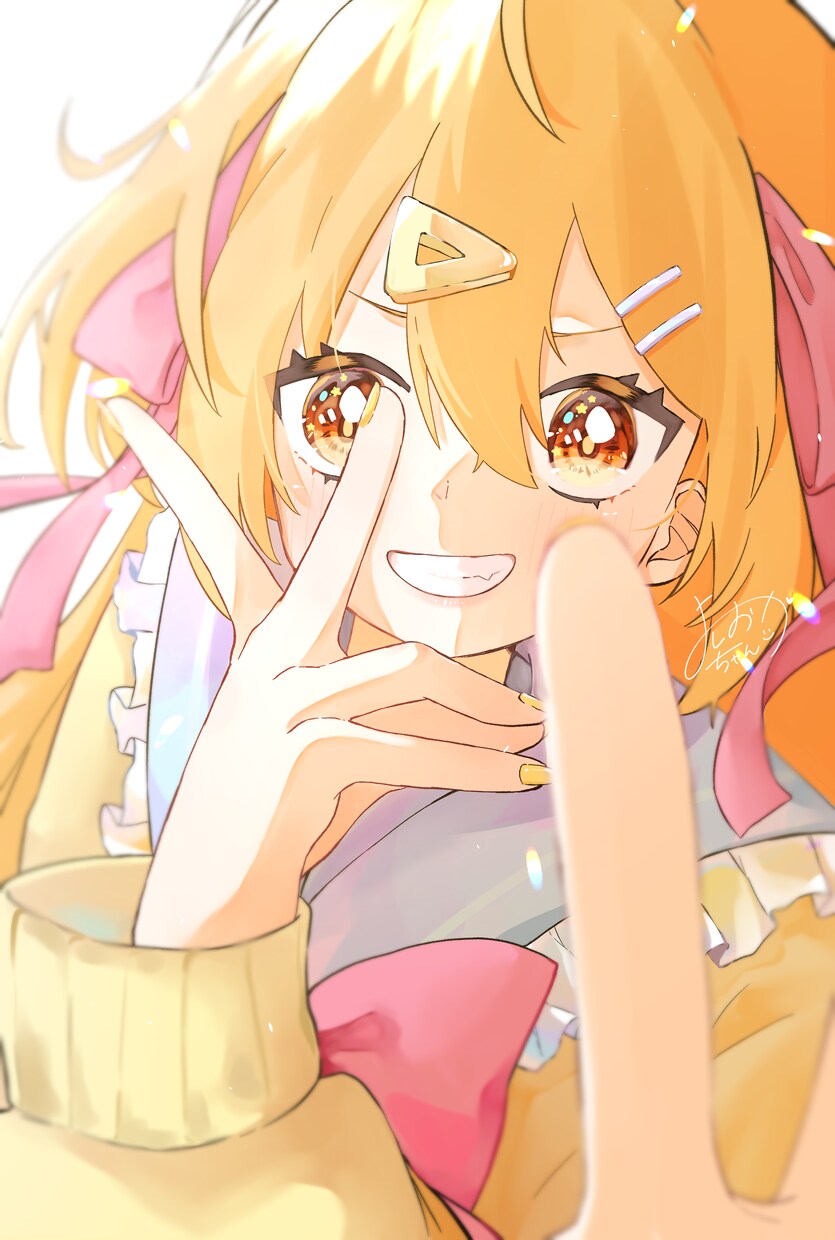 かわいいキラキラな女の子描きます 記念イラスト、1枚絵など用途に合わせて描きます イメージ1