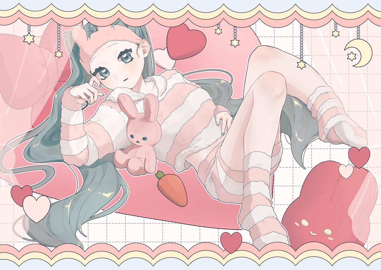 立ち絵・1枚絵制作します かわいくてポップなイラストを描きます❕ イメージ2