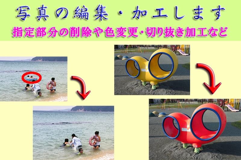 写真の編集・加工します 記念に残しておきたい写真など綺麗に加工します。 イメージ1