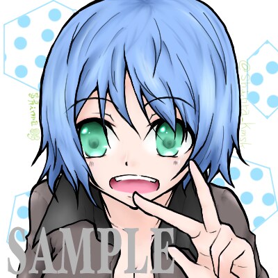 ラフ修正何度でも無料！！SNSアイコン作成致します TwitterやYouTubeなどで使用可能！！ イメージ1