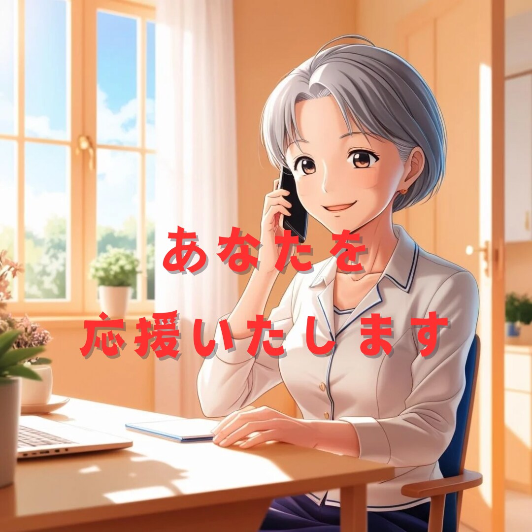 頑張っているあなたを励まします / とにかく応援してもらいたい方は私にお任せください イメージ1