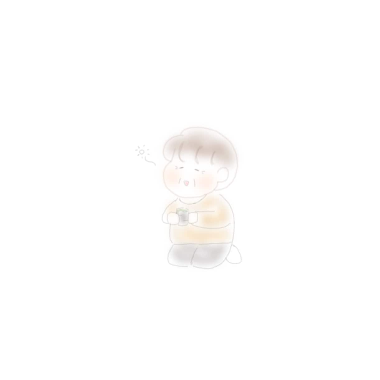 あたたかい雰囲気のミニキャラアイコン書きます あたたかくほわほわしたおばあちゃんとおじいちゃん書きます！ イメージ1