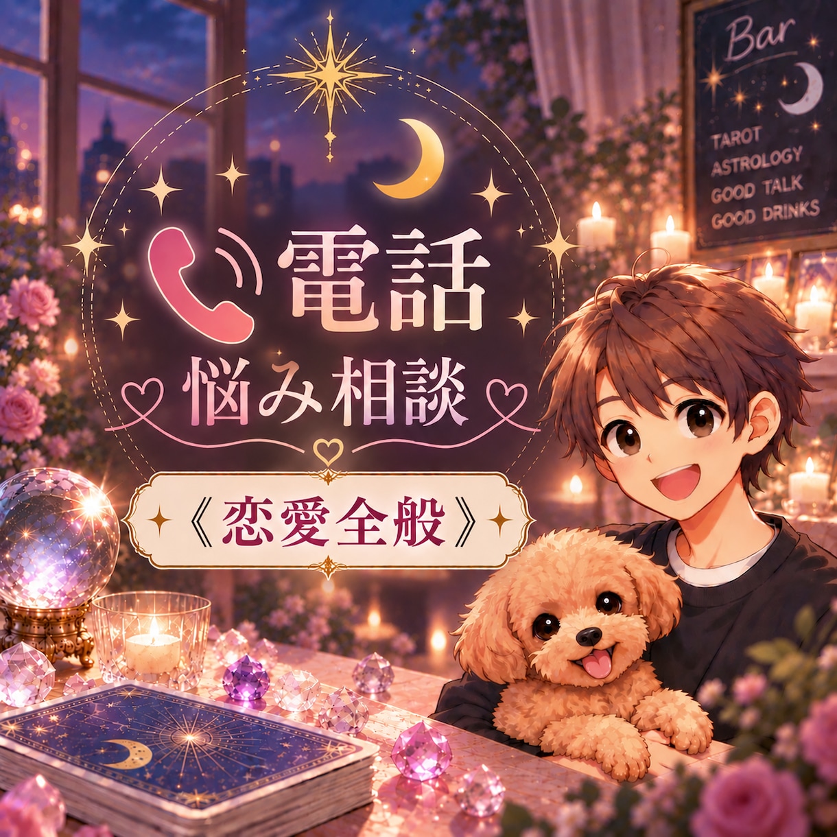 今すぐに相談◎恋の悩み一緒に考えます １人で後悔・・・あなたに寄り添います☘️ イメージ1