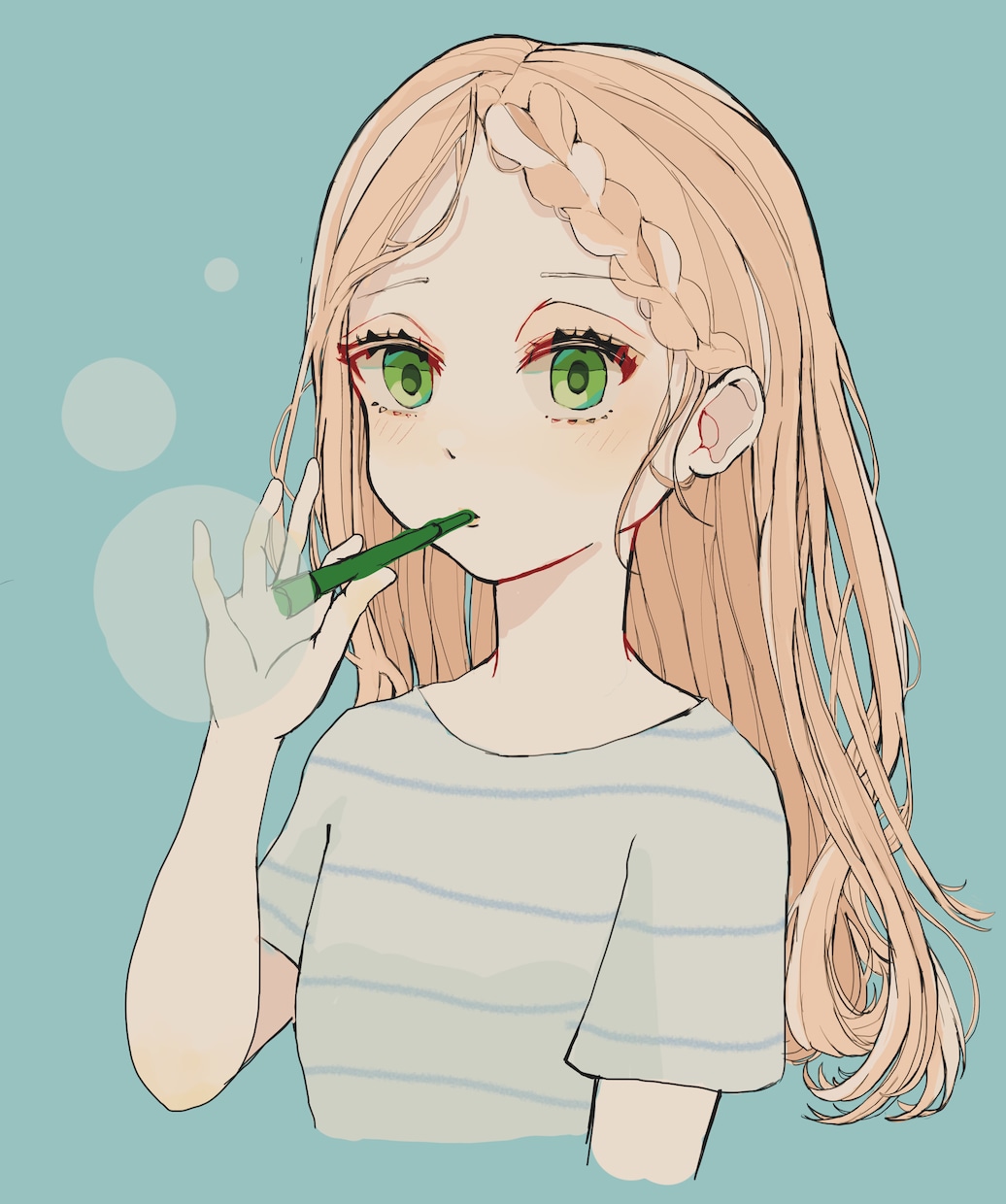 可愛い女の子描きます 髪の毛にこだわった女の子のイラストを描きます イメージ3