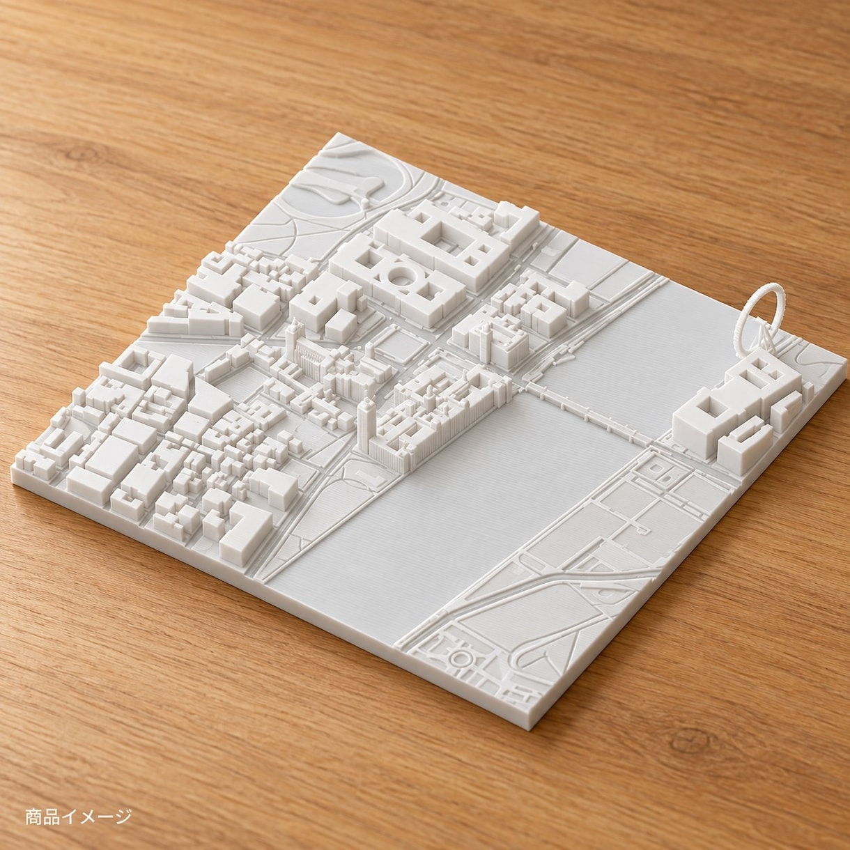 海外の街並み模型を3Dプリントします 好きな地域を立体で楽しむ、現物模型をお届け イメージ3