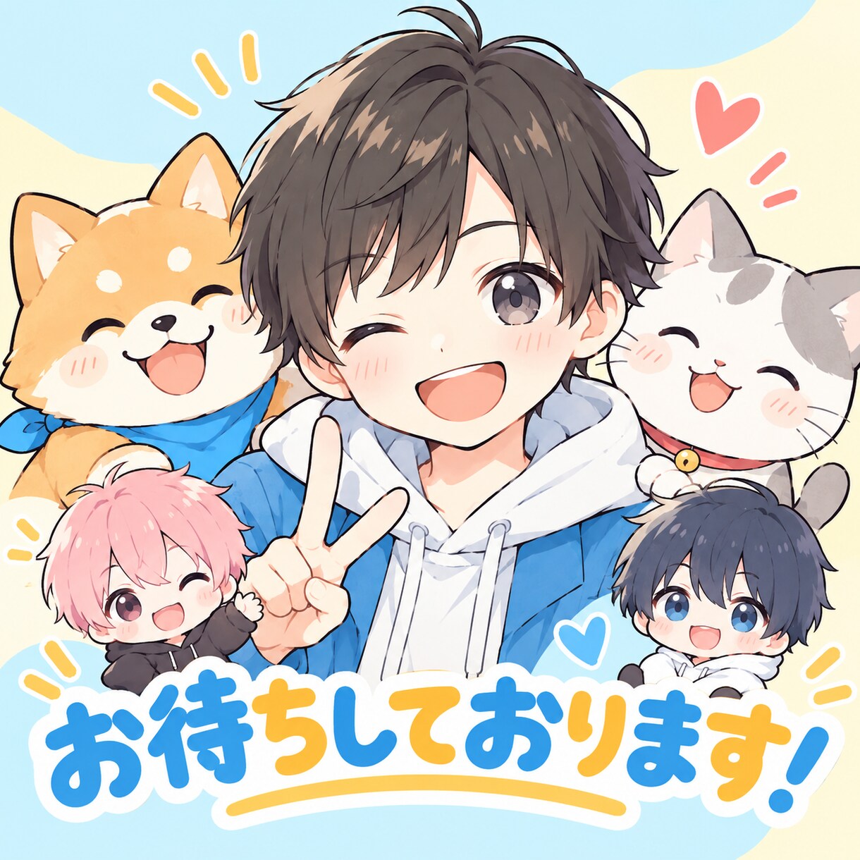 ご希望に合わせてキャラクターを制作します オリジナルキャラを一緒に形にしたい方へ イメージ1