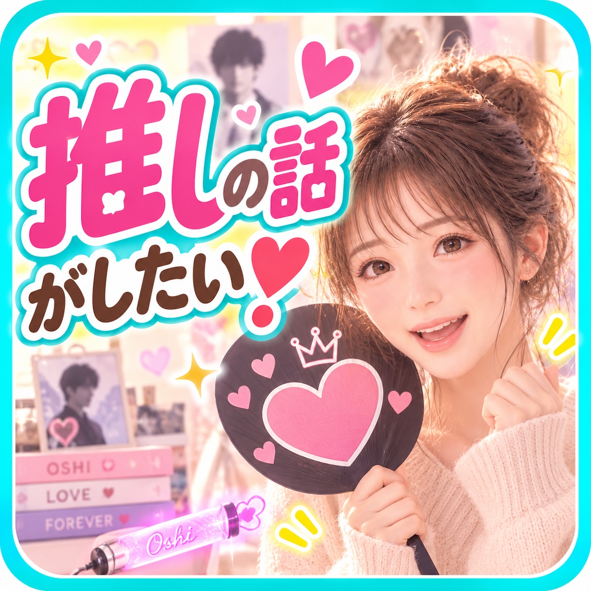 推しの話がしたい❣あなたの熱い推し愛ぜんぶ聴きます 尊い❤沼った❤会いたい❤その熱量ごと遠慮なく語って イメージ1