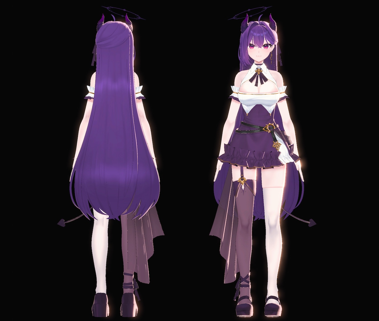 オリジナル3DVtuberキャラモデルを制作します キャラデザインからモデリングまで、高品質に対応します ! イメージ1