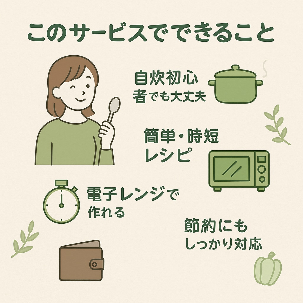 一人暮らしの健康ごはん！管理栄養士が献立を考えます 簡単×栄養◎ ひとり暮らしの食生活応援！ イメージ2