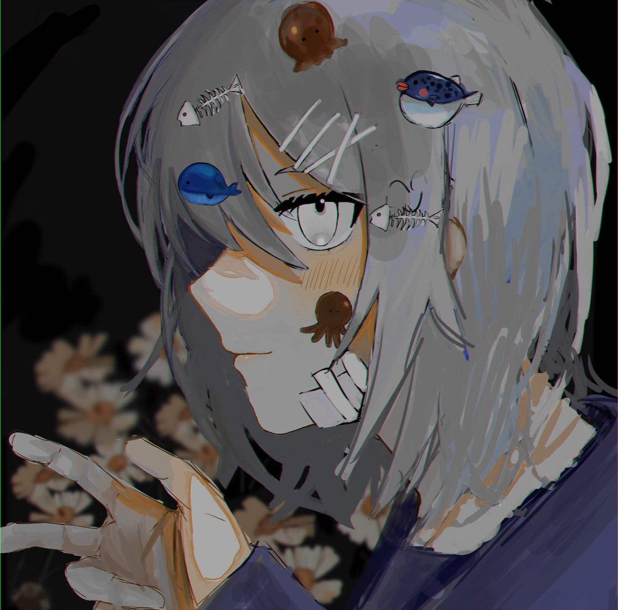 アイコンイラスト制作します 厚塗り線画デフォルメ動物夢絵なんでも イメージ1