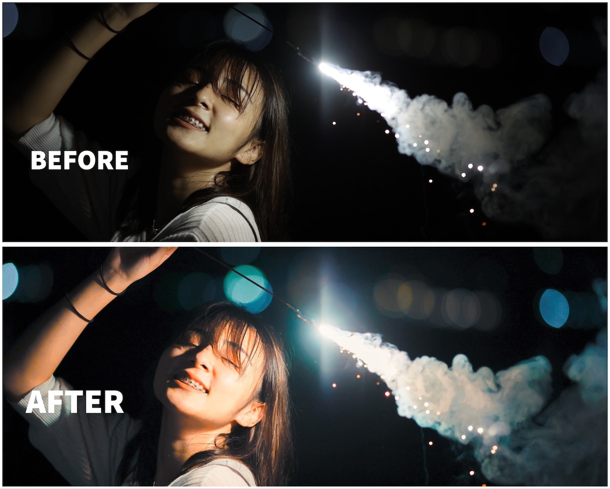3枚！レタッチPhotoshop写真編集致します インスタ用に少し盛りたい！ポトレ撮れたけどレタッチ分からない イメージ2